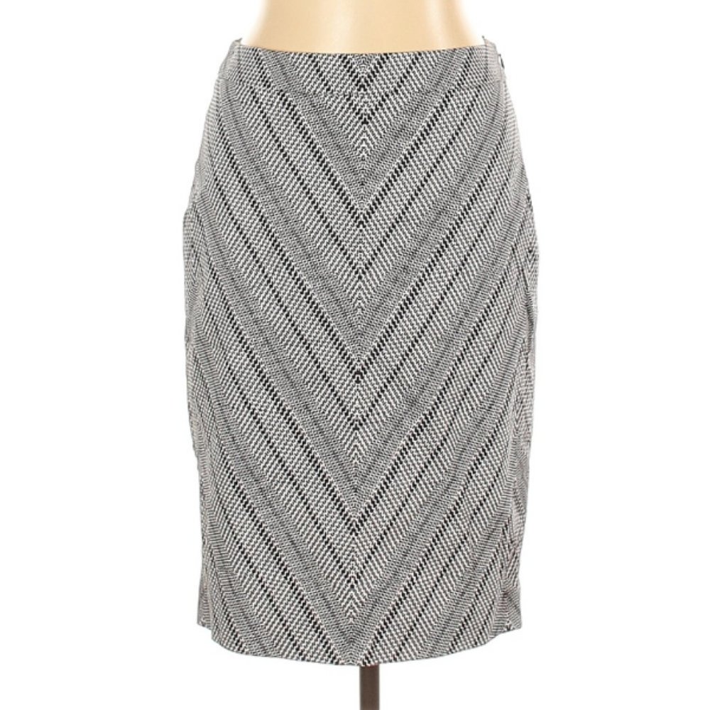 $70 Limited Chevron High-Waist Pencil Skirt